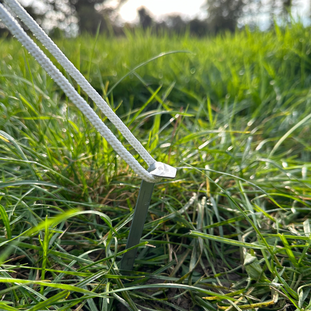 Zelt-Heringe aus Stahl - 18,5 cm - 24 cm 24 cm-6 Stück
