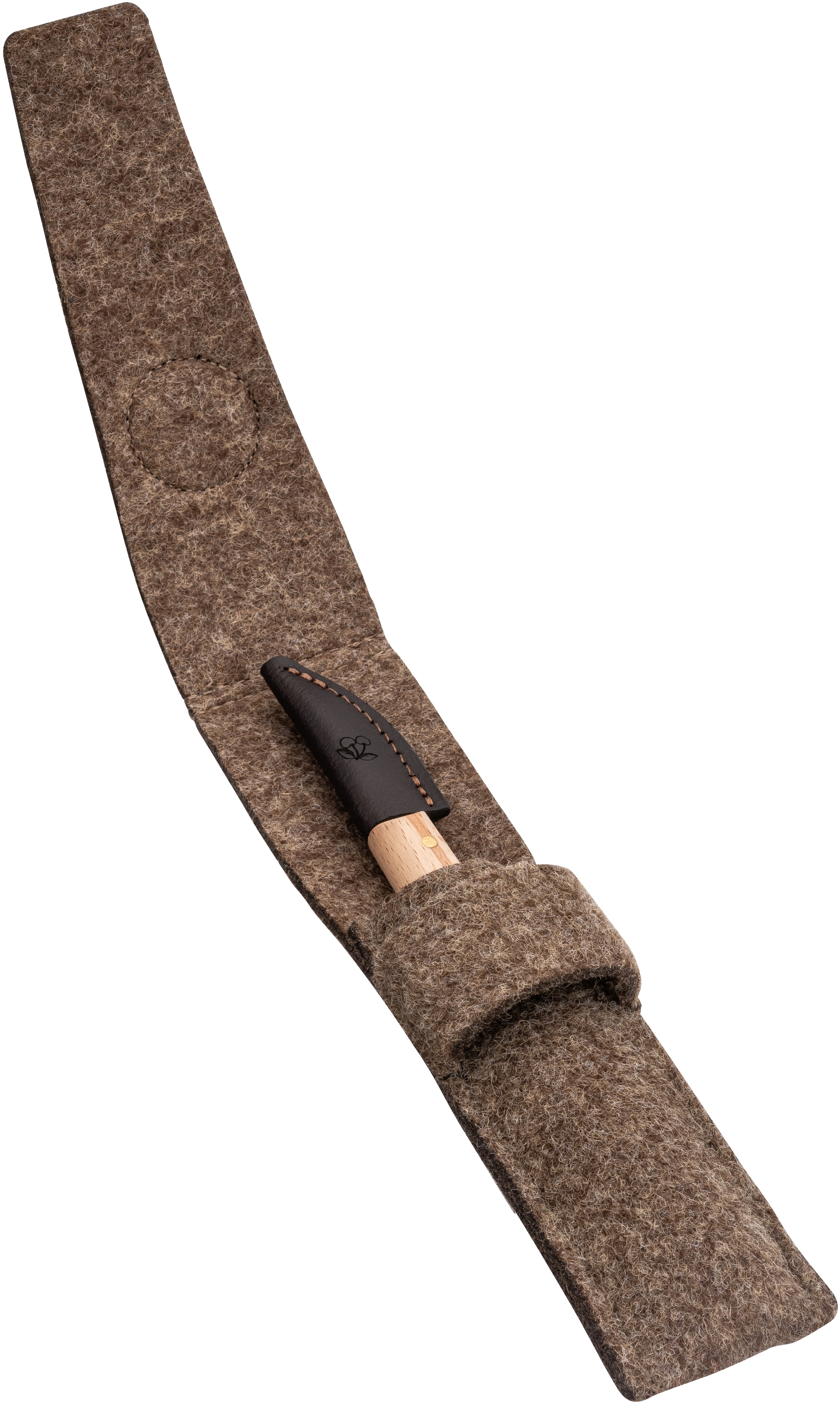 Kerbschnitzmesser in Filztasche