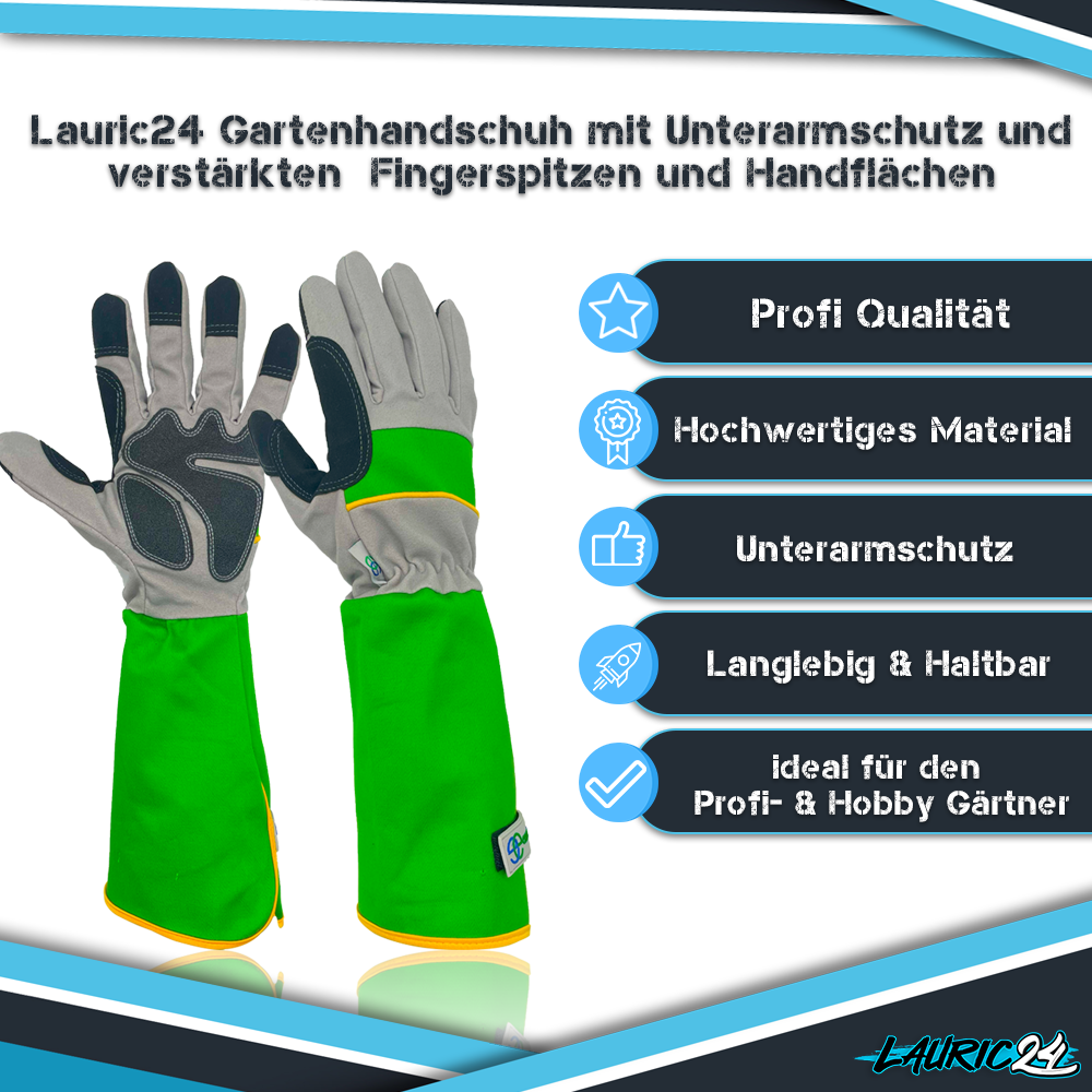 Gartenhandschuhe Unterarmschutz - Grün XL / 10