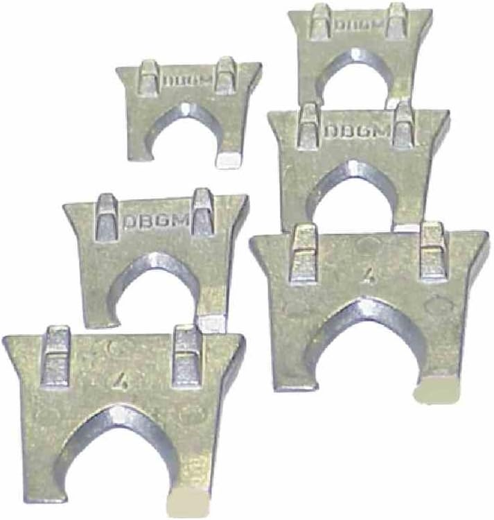 Haromac Metallkrallen-Keile Set 2-teilig