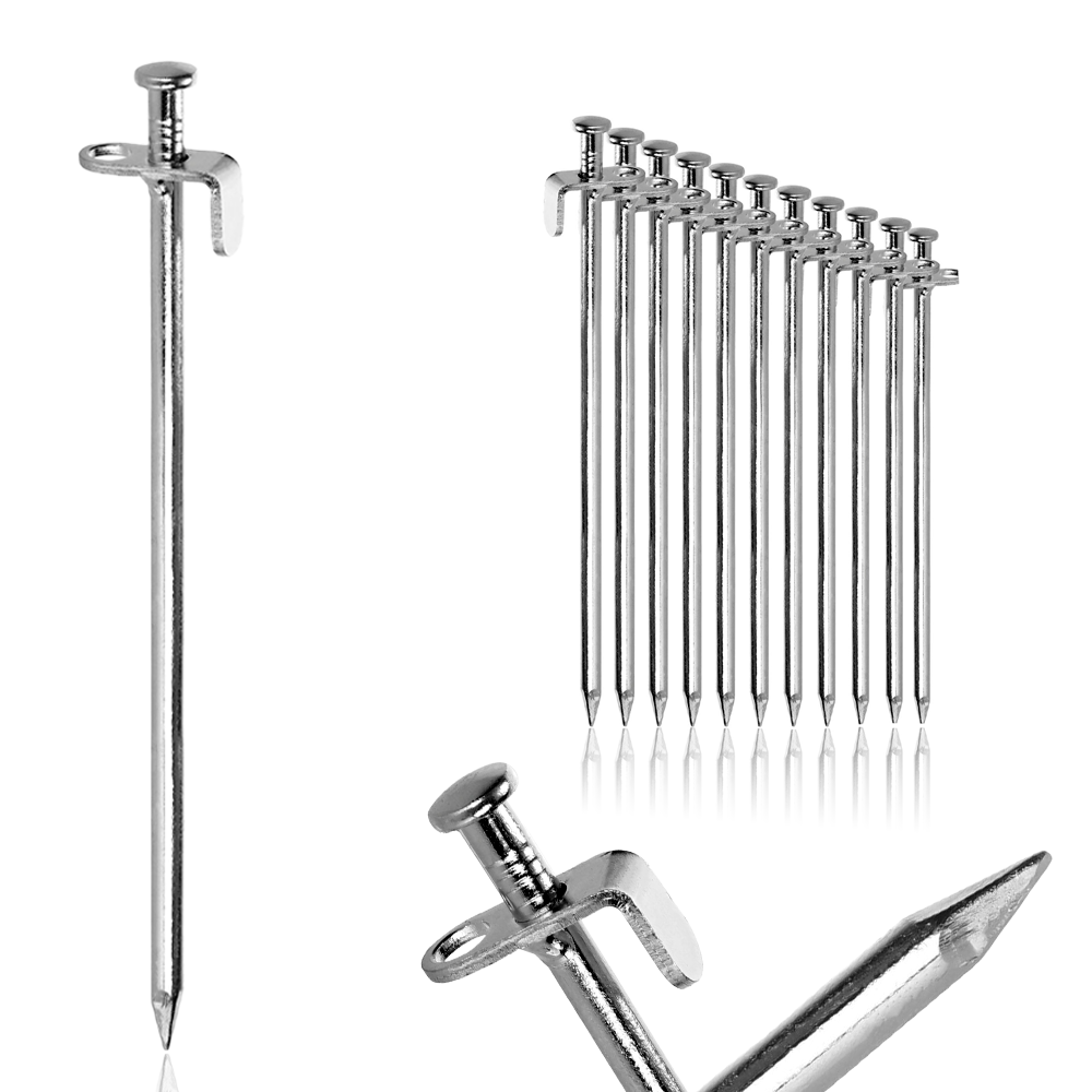 Zelt-Heringe Nagel 20 & 30 cm 30 cm-12 Stück