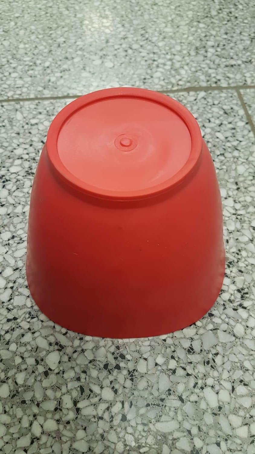 HAROMAC Gipsanrührbecher, rot, aus Gummi HAROMAC Gipsanrührbecher, rot, aus Gummi