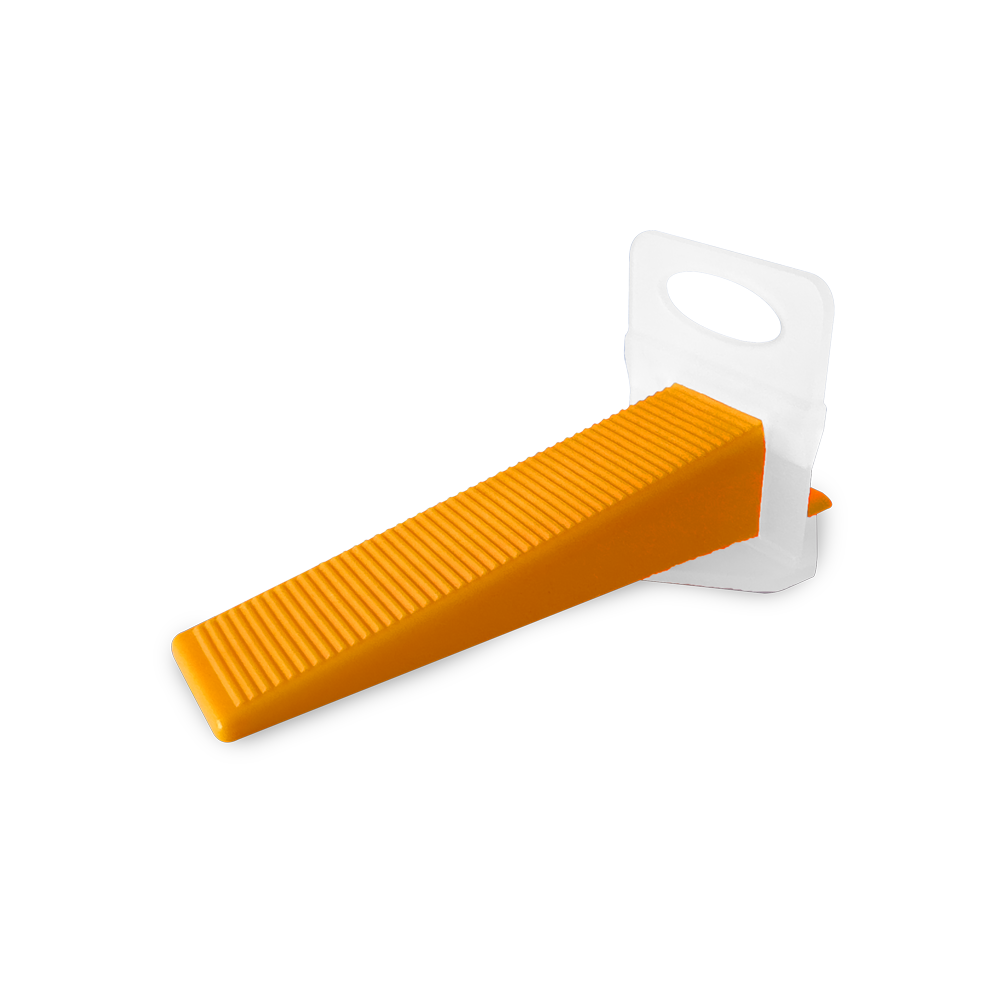 Fliesenkeile Laschen Orange 1 mm, 1,5 mm, 2 mm, 2,5 mm, 3 mm
