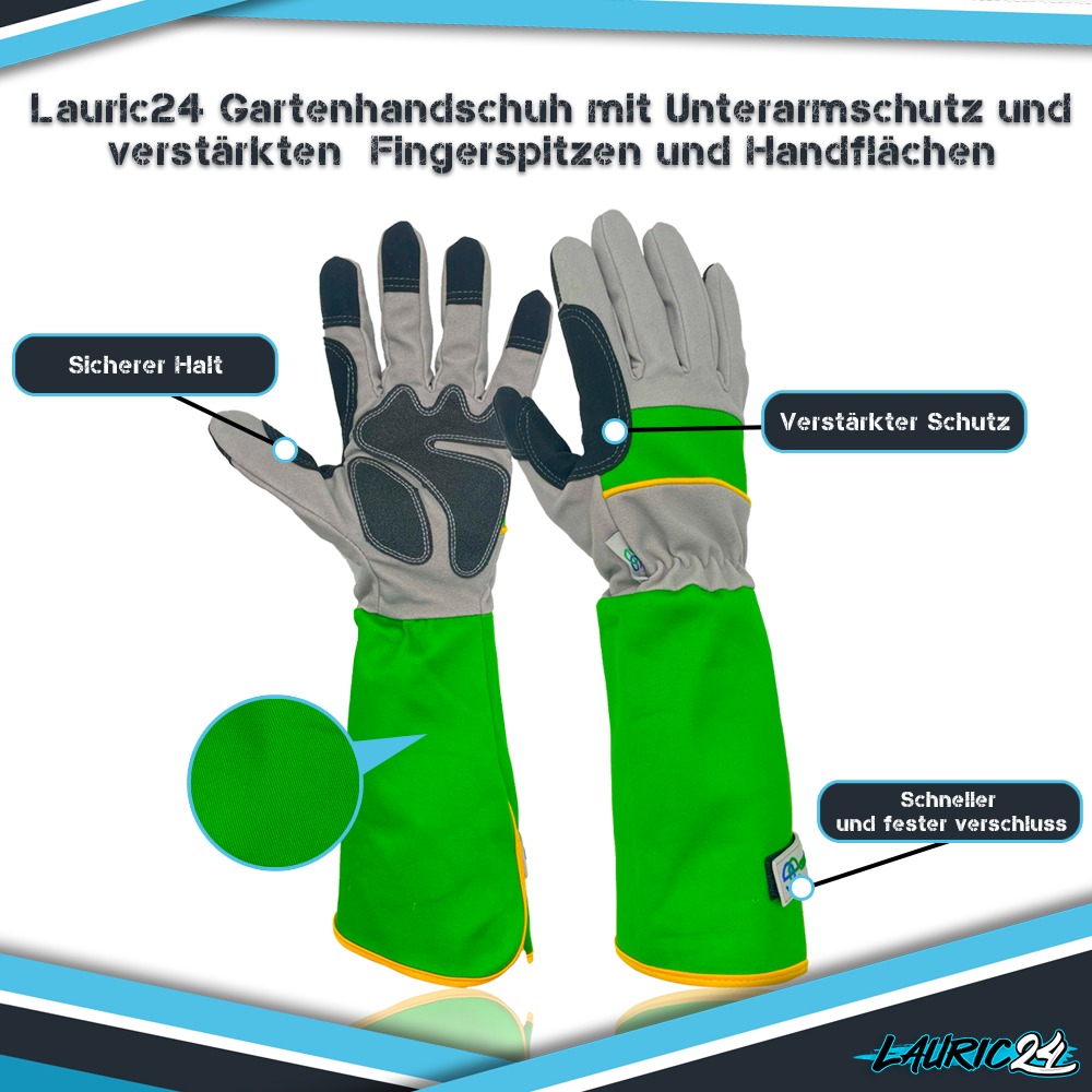 Gartenhandschuhe Unterarmschutz - Grün XL / 10