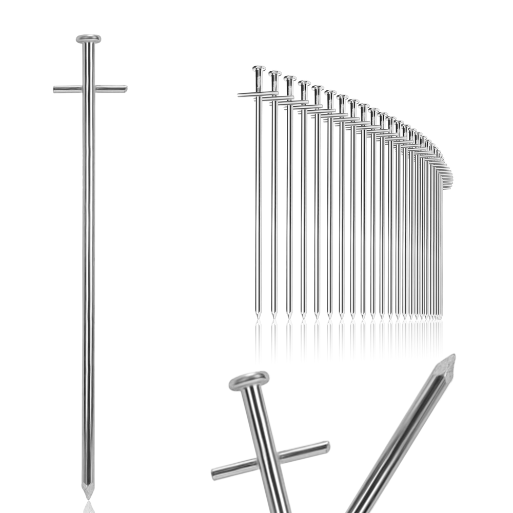 Zelt-Hering aus Stahl 23 cm 24 Stück