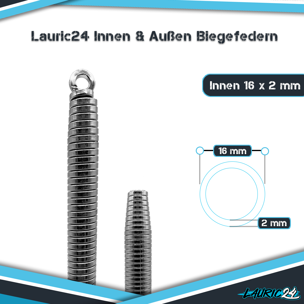 Biegefedern Innen - 16 mm