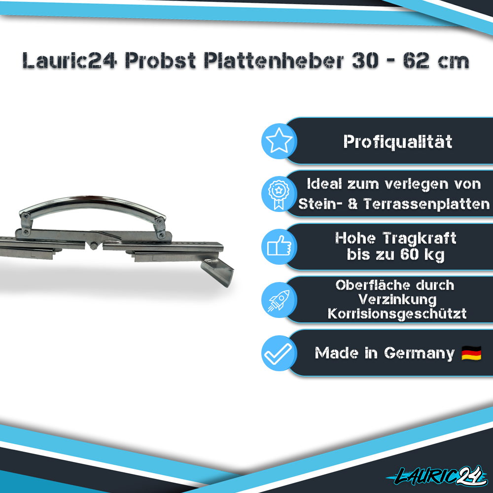 Probst Plattenheber / verstellbar / 30 – 62 cm