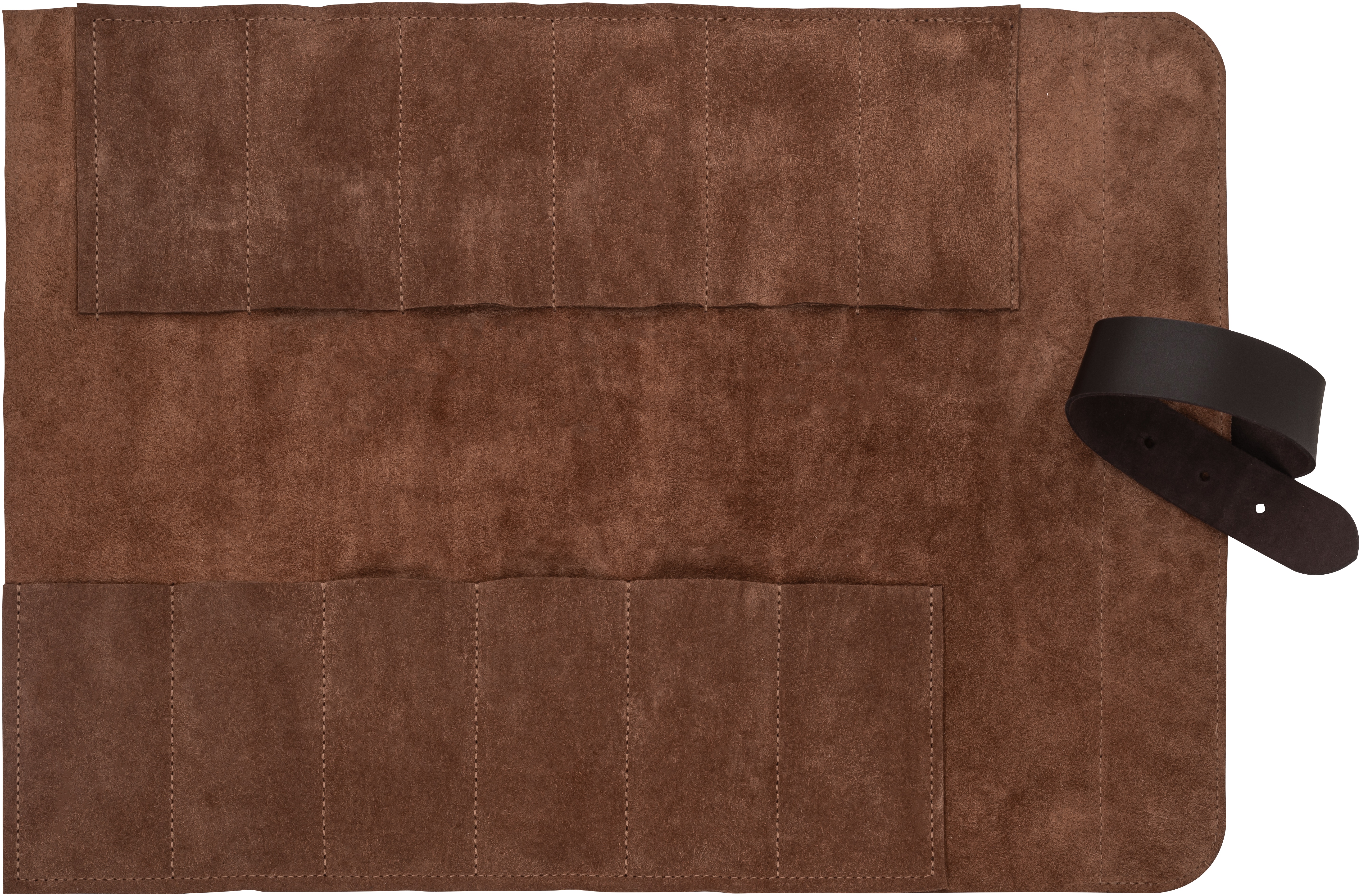 Schnitzmessersatz in Veloursleder-Rolltasche Schnitzmessersatz in Veloursleder-Rolltasche