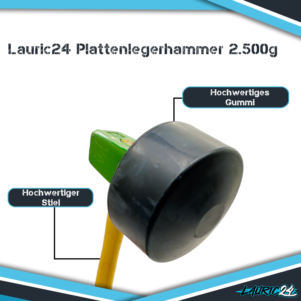 Plattenlegerhammer 2.500g