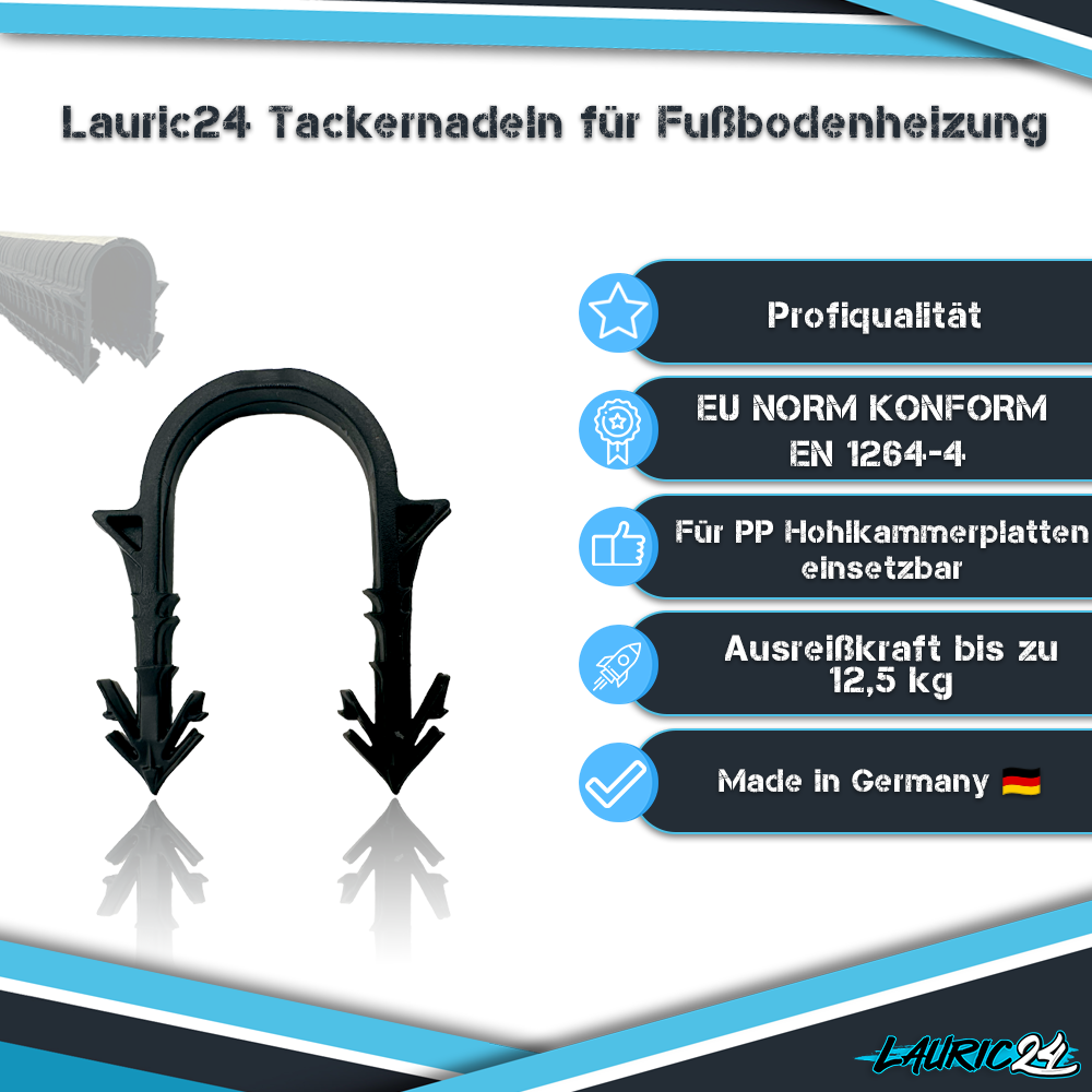 Tackernadeln für Fußbodenheizung - 2.000 Stk